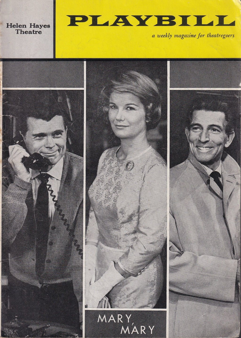 Mary, Mary Playbill | Helen Hayes Theatre (1961)
