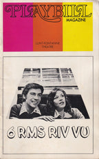 6 Rms Riv Vu Playbill | Lunt-Fontanne Theatre (1972)