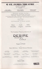 Desire Under the Elms Playbill | St. James Theatre (2009)