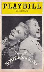 Do You Turn Somersaults? Playbill | Forty-Sixth Street Theatre (1978)