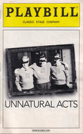 Unnatural Acts Playbill | Classic Stage Company (2011)