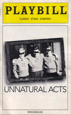 Unnatural Acts Playbill | Classic Stage Company (2011)