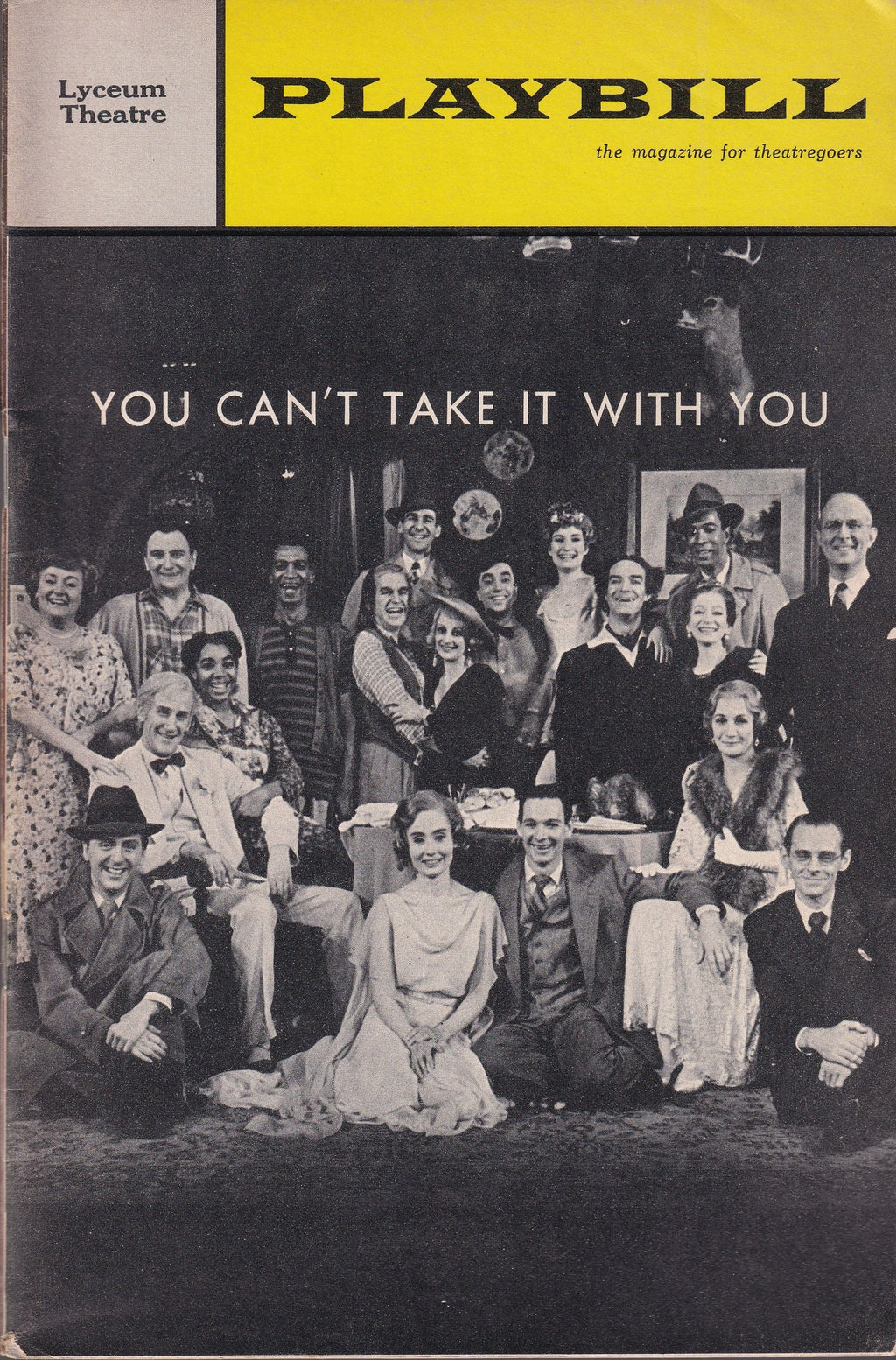 You Can't Take It With You Playbill | Lyceum Theatre (1965)