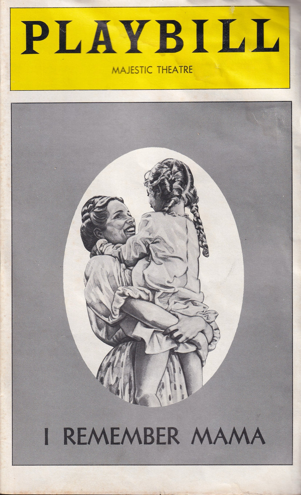 I Remember Mama Playbill | Majestic Theatre (1979)