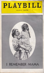 I Remember Mama Playbill | Majestic Theatre (1979)
