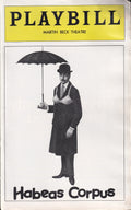 Habeas Corpus Playbill | Martin Beck Theatre (1975)
