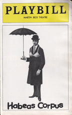 Habeas Corpus Playbill | Martin Beck Theatre (1975)