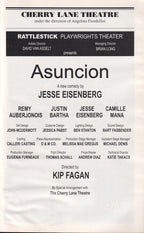 Asuncion Playbill | Cherry Lane Theatre (2011)