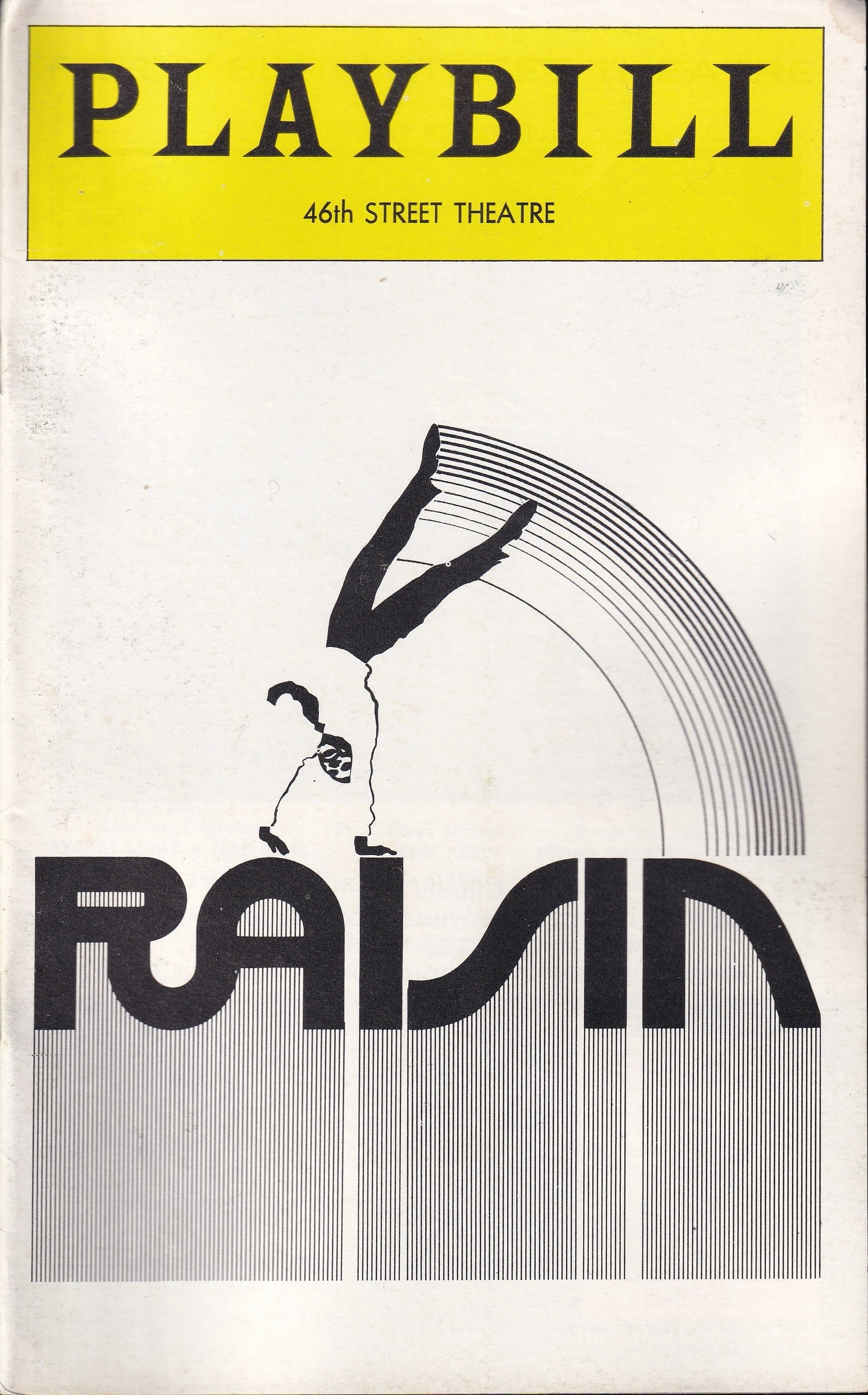 Raisin Playbill | Forty-Sixth Street Theatre (1973)