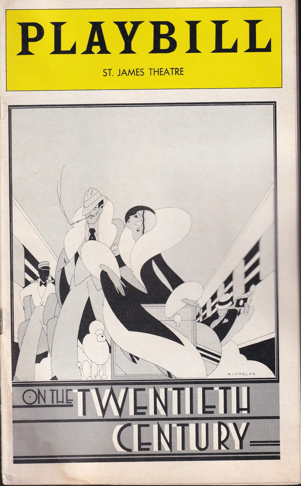 On the Twentieth Century Playbill | St. James Theatre (1978)