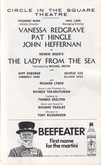 The Lady from the Sea Playbill | Circle in the Square Theatre