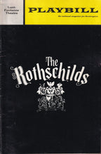 The Rothschilds Playbill | Lunt-Fontanne Theatre