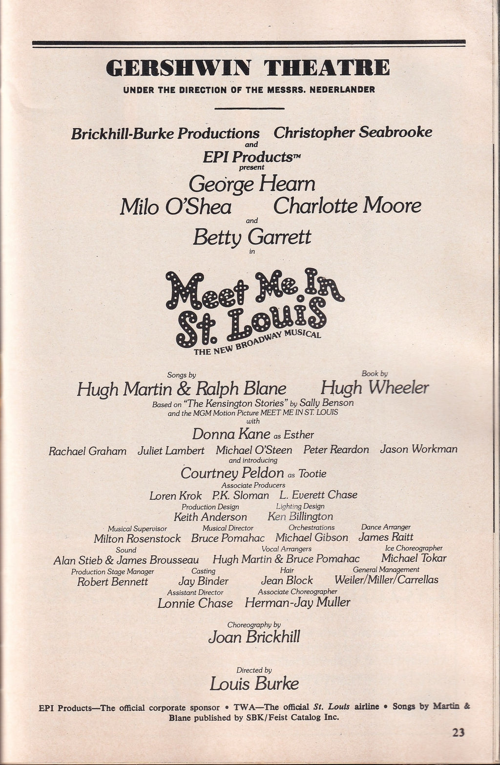 Meet Me In St. Louis (1989)