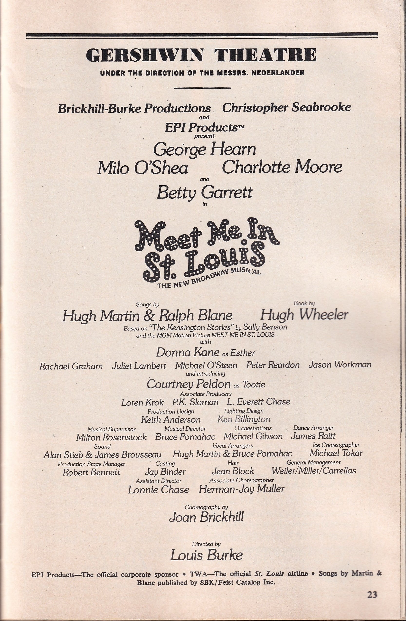 Meet Me In St. Louis (1989)