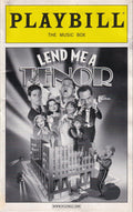 Lend Me a Tenor Playbill | The Music Box Theatre (2010)