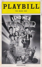 Lend Me a Tenor Playbill | The Music Box Theatre (2010)