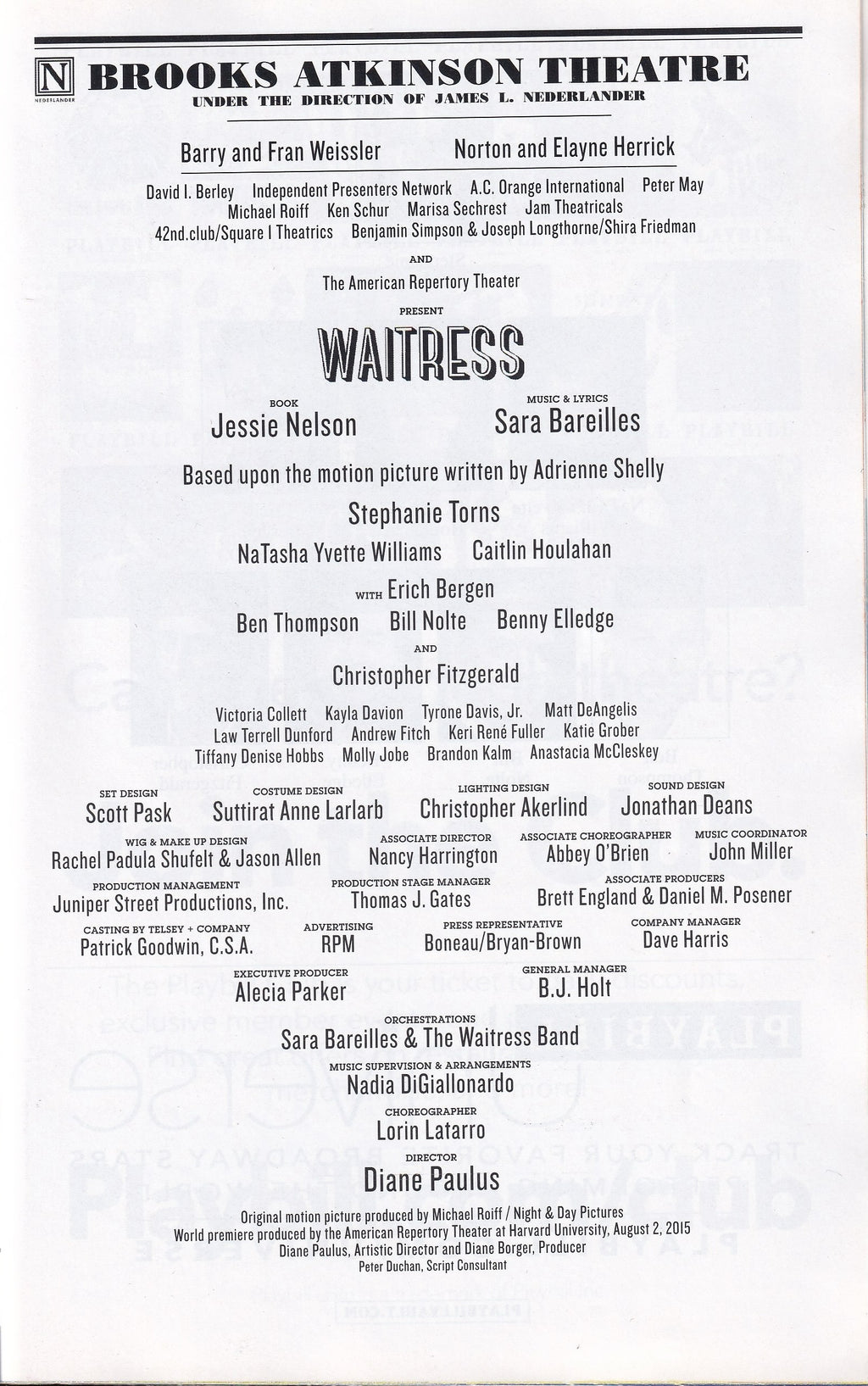 Waitress (Pride 2016)