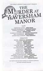 The Play that Goes Wrong Signed Playbill (2014)