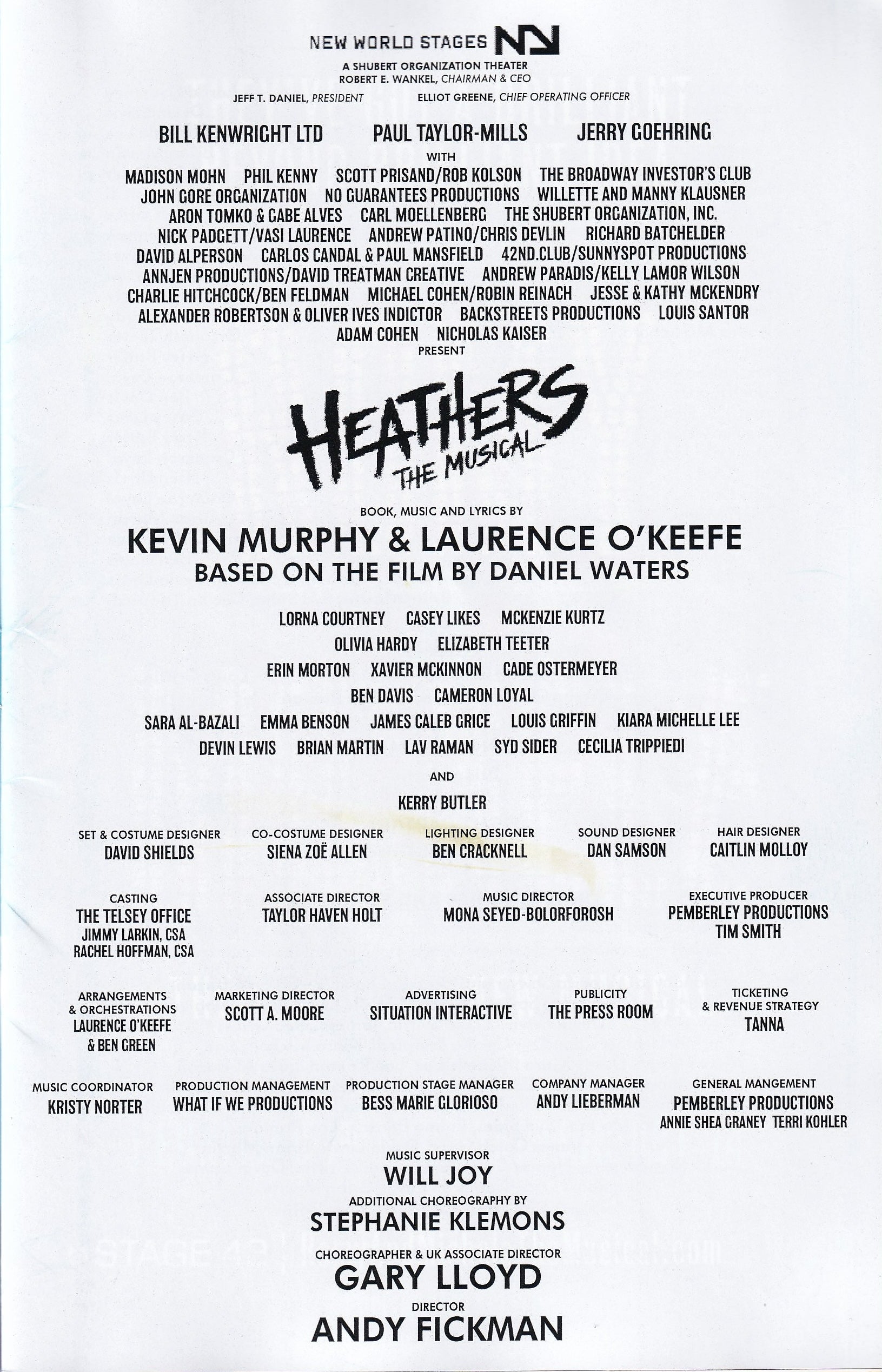 Heathers: The Musical (2014)