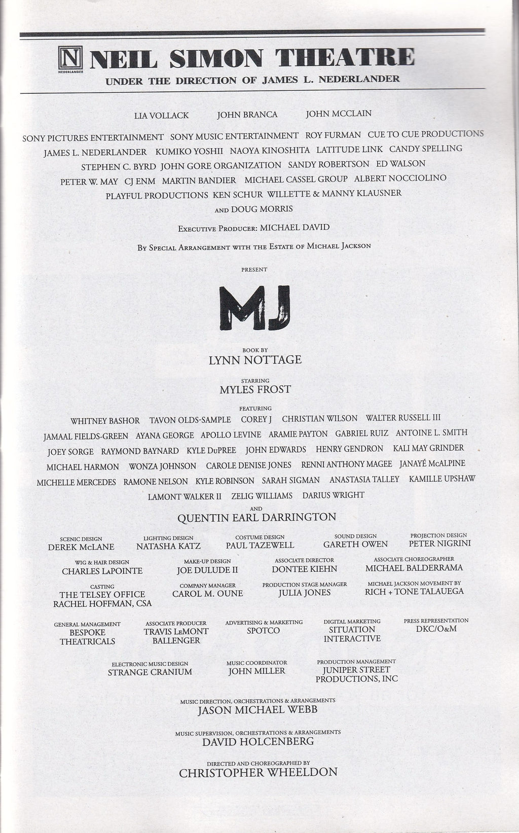 MJ The Musical (Thriller Night 2022)