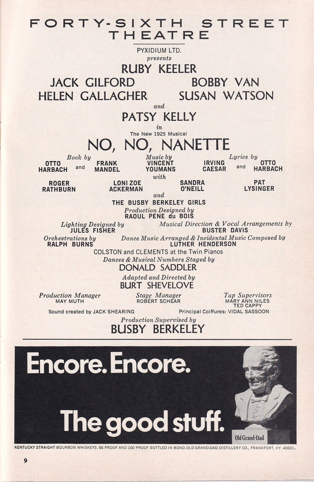 No, No, Nanette | 46th Street Theatre (1971)